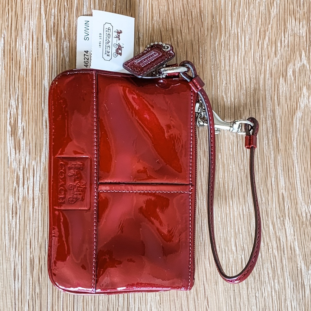 New Coach “Chelsea” Patent Leather Wristlet